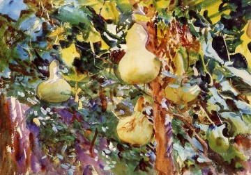  watercolor Works - Gourds John Singer Sargent watercolor